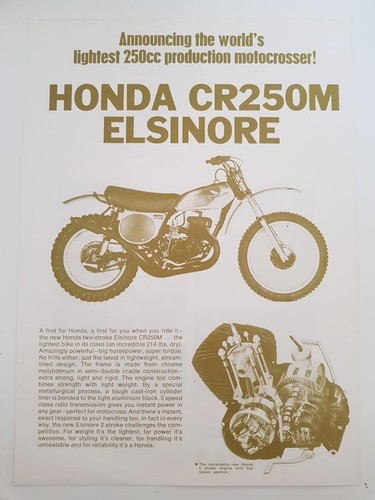 Honda cr250m motocross scheda - honda,