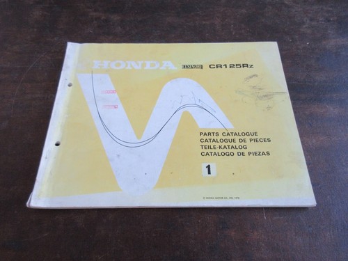 Honda cr125r cr125rz 1978 - cr125r,