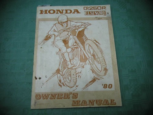 Manuale honda cr125 - honda, 1978